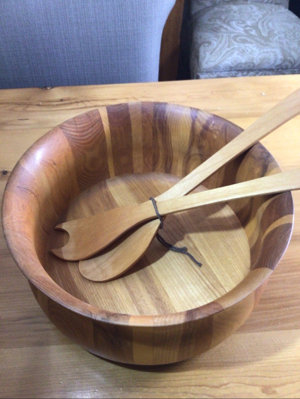 John McLeod Signature Wooden Bowl - Natural Wood NEW